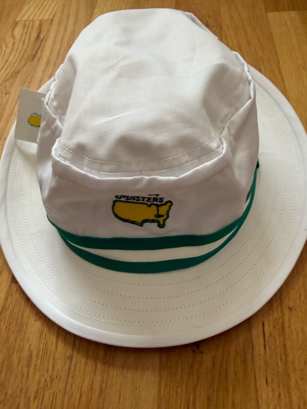 MASTERS AMERICAN NEEDLE WHITE BUCKET HAT SIZE LARGE